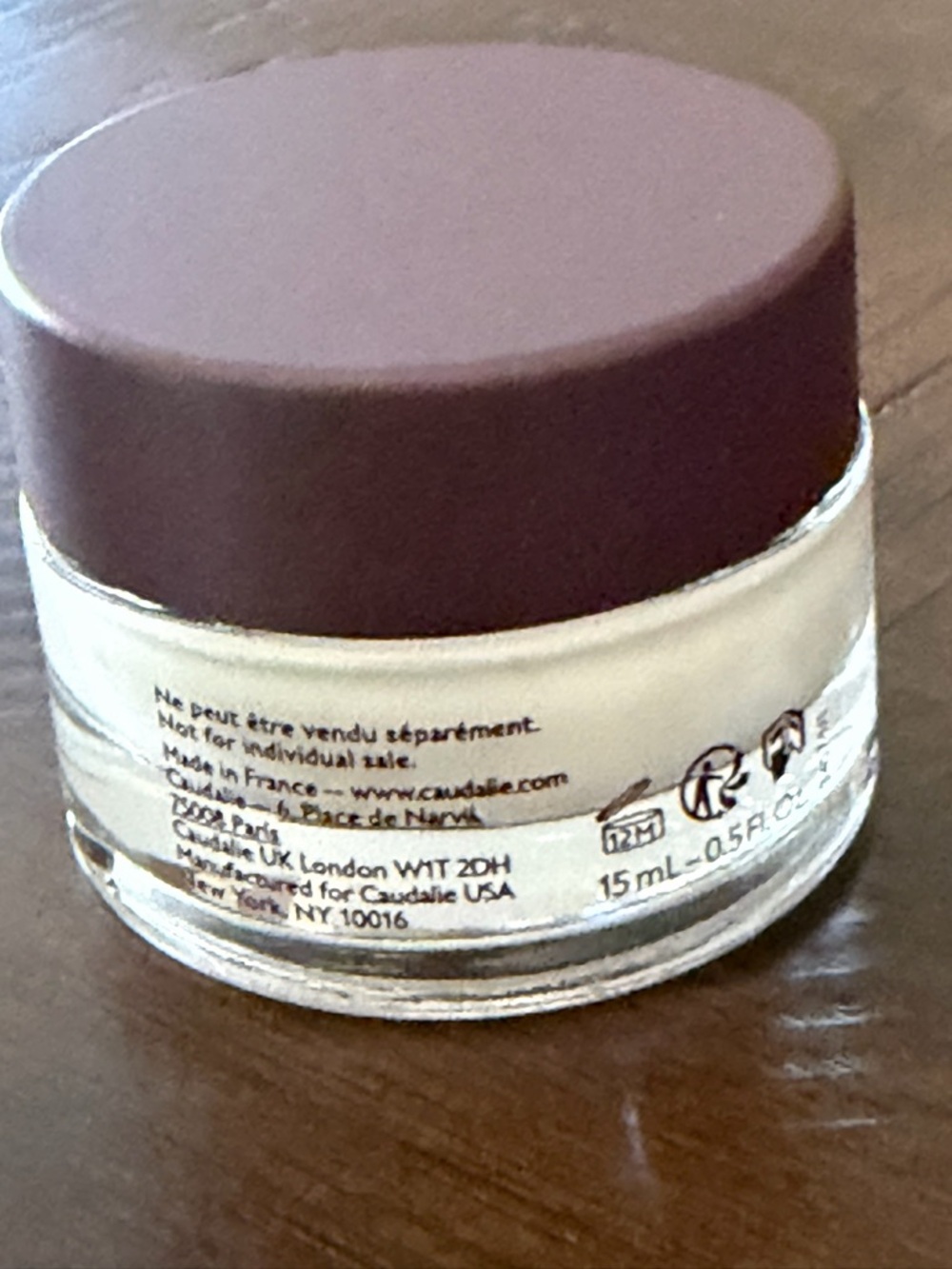 Caudalie Premier Cru Face La Crème - 15ml  NWOB - Picture 2 of 6